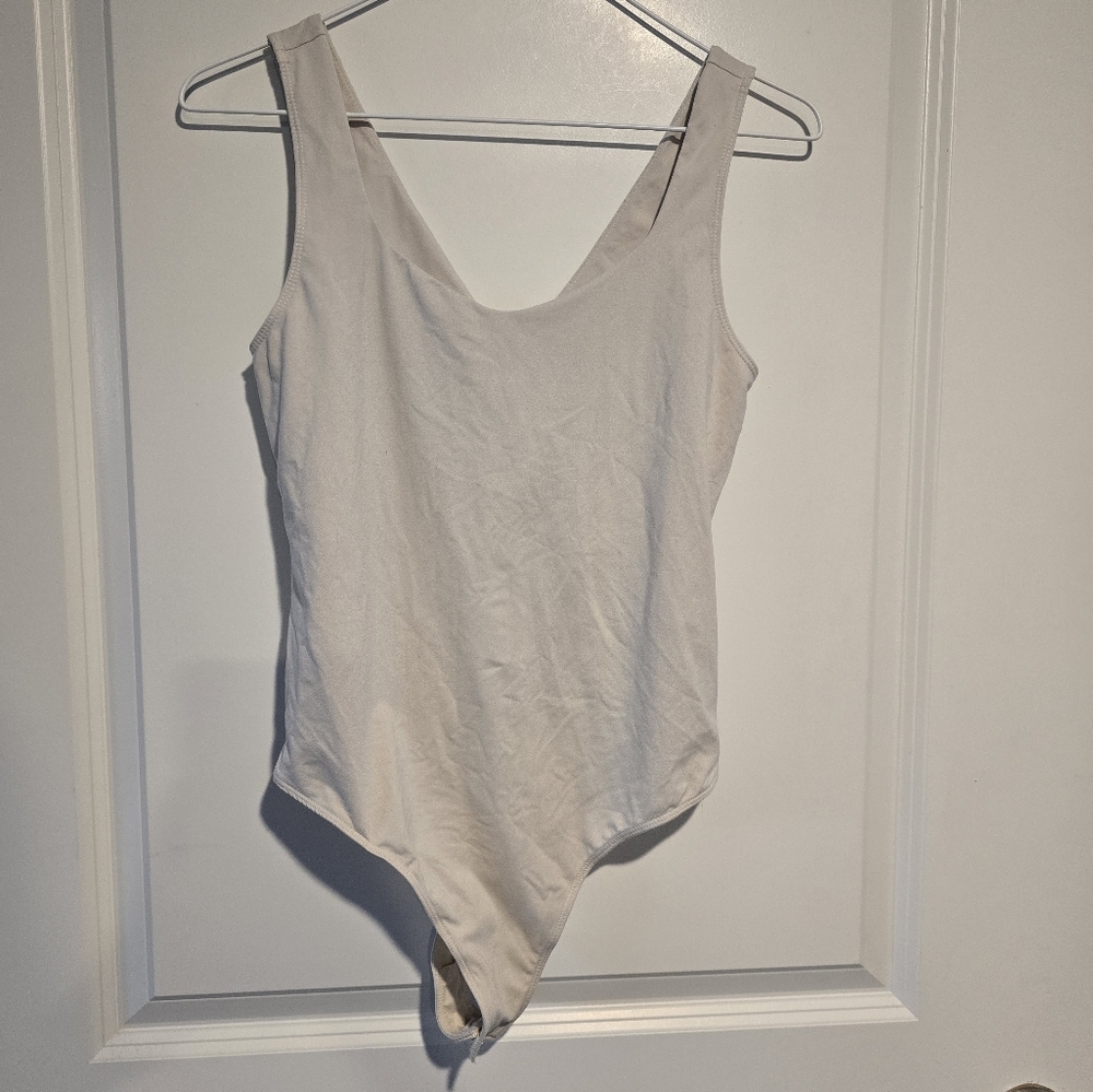 Rae Mode Cream Sleeveless Bodysuit